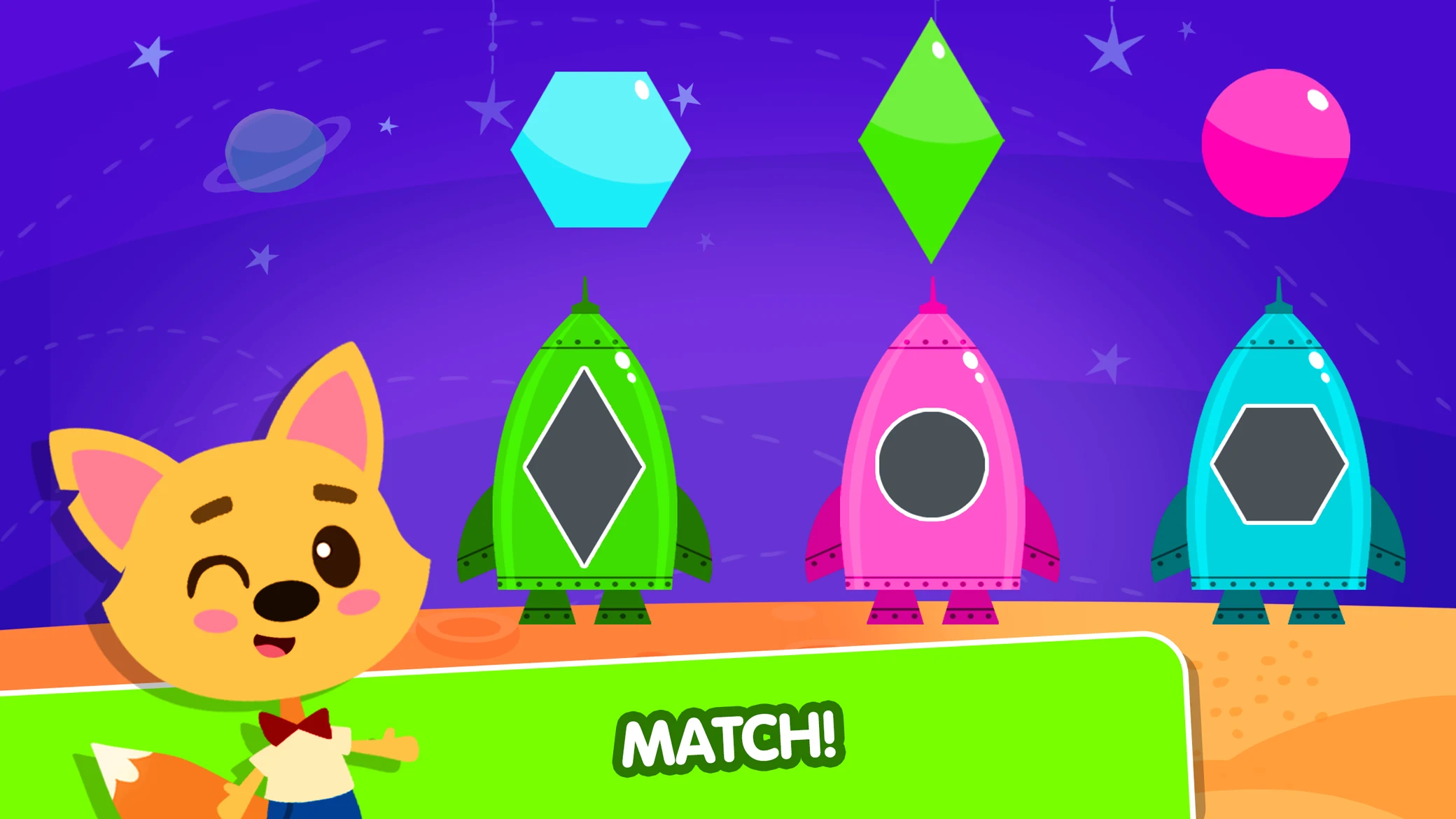 Shape learning: baby games 2 4 screenshot