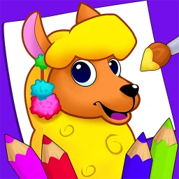 子供の塗り絵ブック！ のアイコン